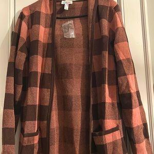 Denim & Co. hooded cardigan sweater